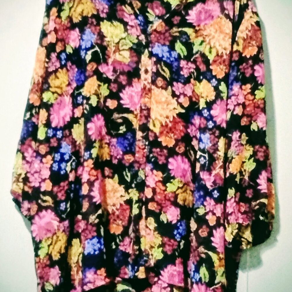 Romans 32W Sheer Blouse